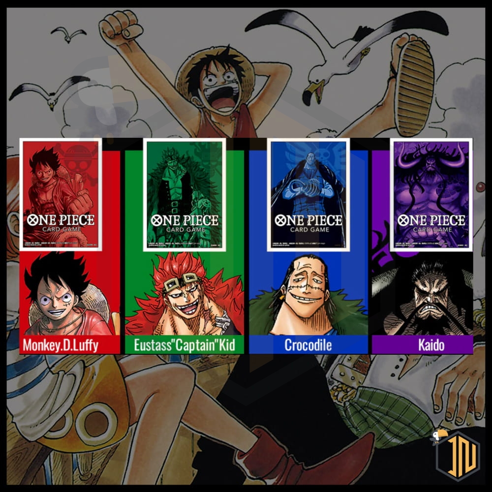 One Piece TCG Official Sleeves 01 60pz Full Set I Nerdini Shop