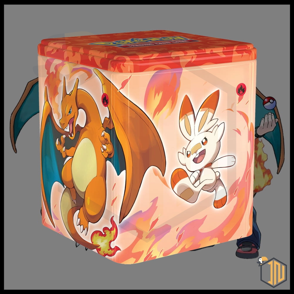 Pok mon October Stacking Tin Fuoco I Nerdini Shop