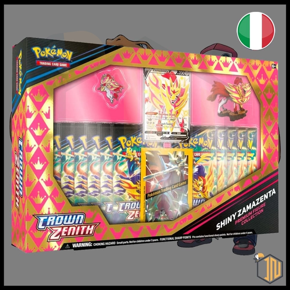 Statua / Figure Pokémon TCG Collezione Zenit Regale - Premium Figure Zamazenta/Zacian Cromatico assortito [ITA]