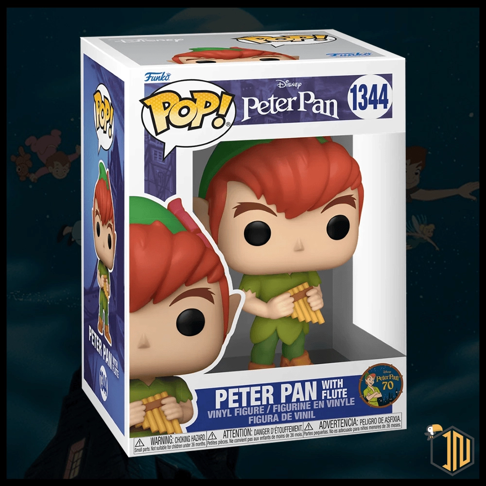 Disney Peter Pan 70Th Anniversary Funko POP! - Peter With Flute #1344