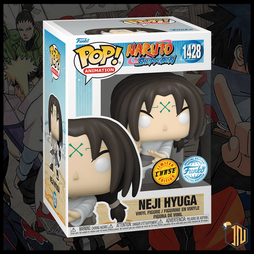Naruto Shippuden Funko POP! - Neji Hyuga #1428 Bundle Normale + Chase - Vista 3