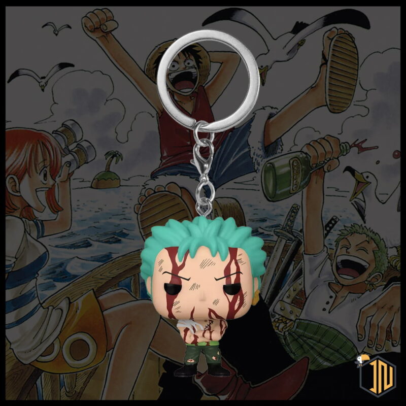 Aazon.co: Funko Pop! Preiu: One Piece - Roronoa Zoro - Aazon Exclusive - Collectable Vinyl