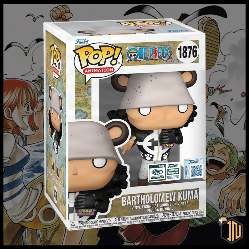 Arriva su ORDINAZIONE il FUNKO POP One Piece Funko POP! - Bartholomew Kuma #1876 Wondrous Convention (Official Sticker). Lo trovi su shop.inerdini.it