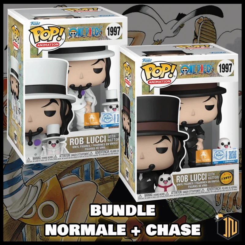 Arrivano un nuovo Funko Pop! dedicato a One Piece - Rob Lucci with Hattori #1997. Il Bundle Normale + Chase Toy Temple Exclusive vi aspetta su shop.inerdini.it