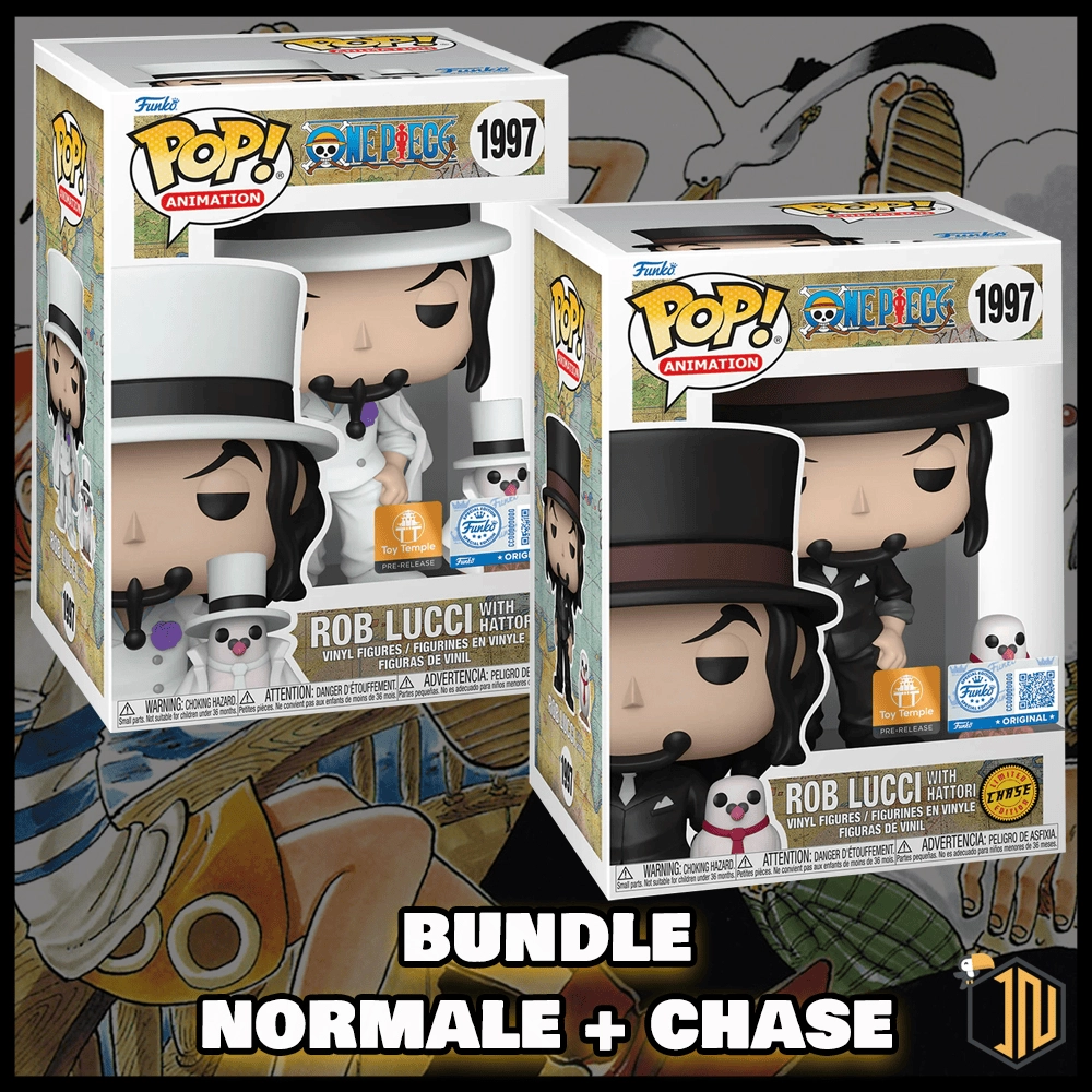 Arrivano un nuovo Funko Pop! dedicato a One Piece - Rob Lucci with Hattori #1997. Il Bundle Normale + Chase Toy Temple Exclusive vi aspetta su shop.inerdini.it