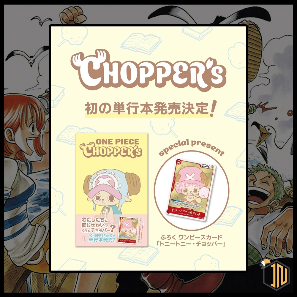 Manga One Piece Chopper’s 1 with One Piece Card Game Chopper Promo