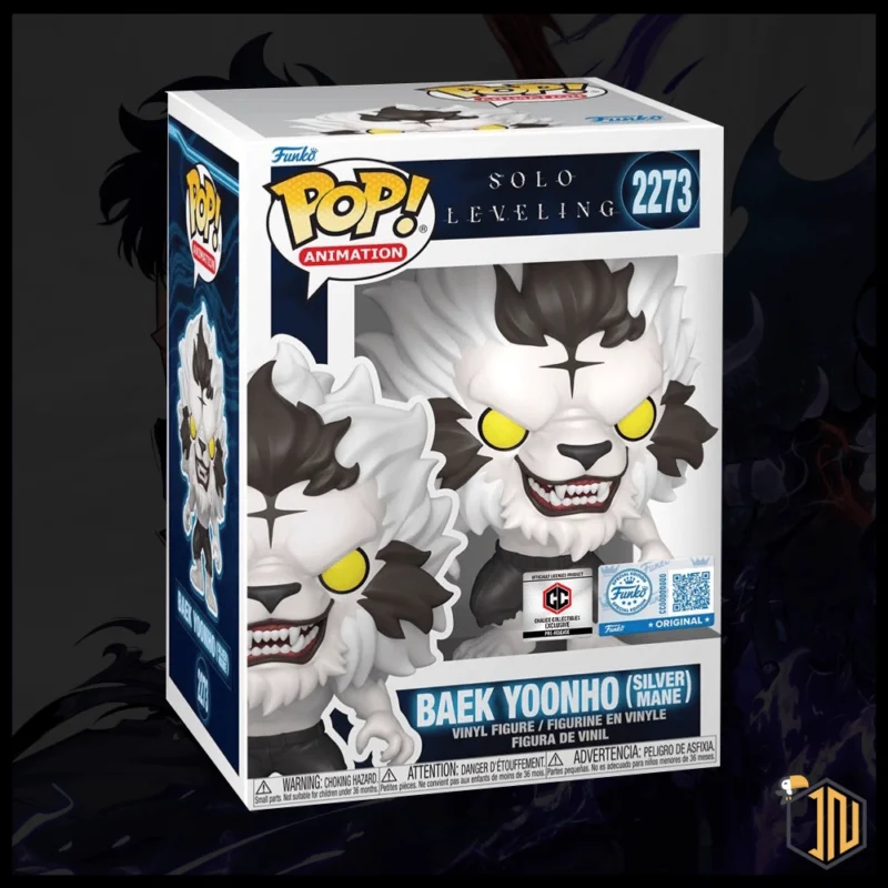 Solo Leveling Funko POP! - Baek Yoonho (Silver Mane) #2273 Chalice Exclusive
