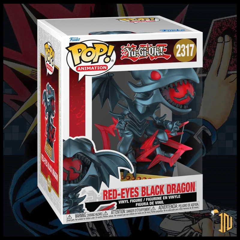 Yu-Gi-Oh! Funko POP! - Red Eyes Black Dragon (Card) #2317