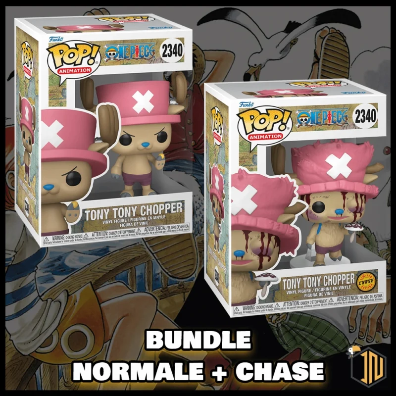 Arriva un nuovo Funko Pop! dedicato a One Piece Funko POP! - Tony Tony Chopper #2340 Bundle Normale + Chase vi aspetta su shop.inerdini.it