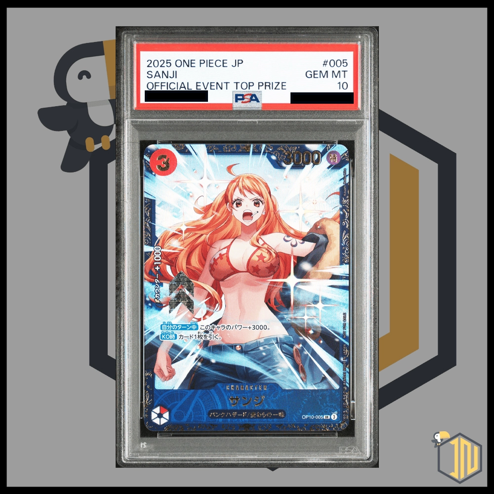 Carta certificata PSA One Piece TCG - Sanji Official Event Top Prize 2025 #005 PSA10 [JAP]