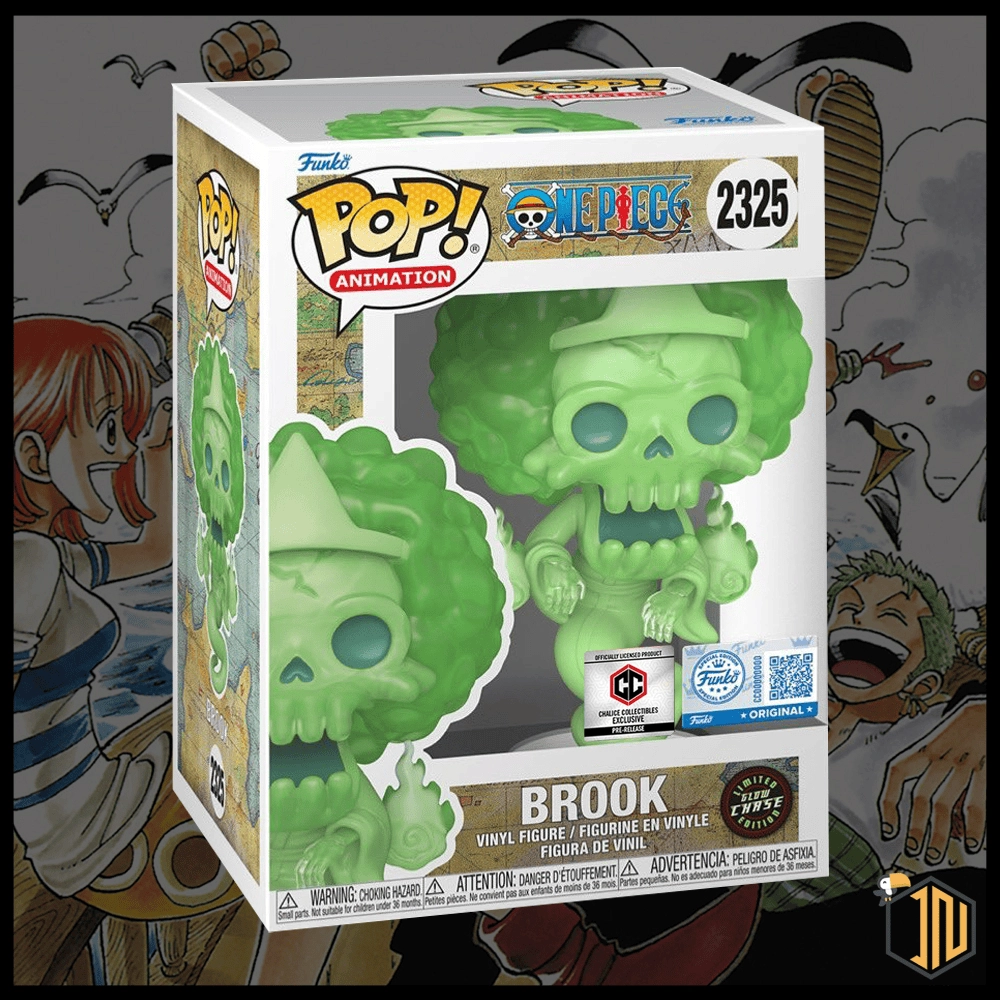 One Piece Funko POP! - Brook #2325 Chalice Exclusive PR Bundle Normale + Chase - Vista 3