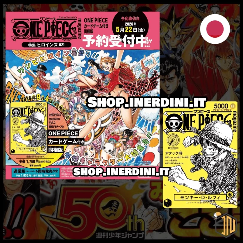 One Piece Magazine vol.21 + Promo ST29-001 Monkey D.Luffy [JAP]