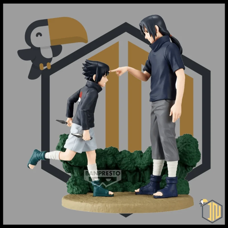 NARUTO SHIPPUDEN - Sasuke & Itachi Figure Memorable Saga 14cm