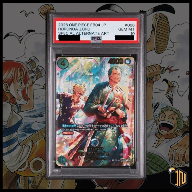 One Piece TCG - PRB02-006 Roronoa Zoro SP PSA10 [JAP]