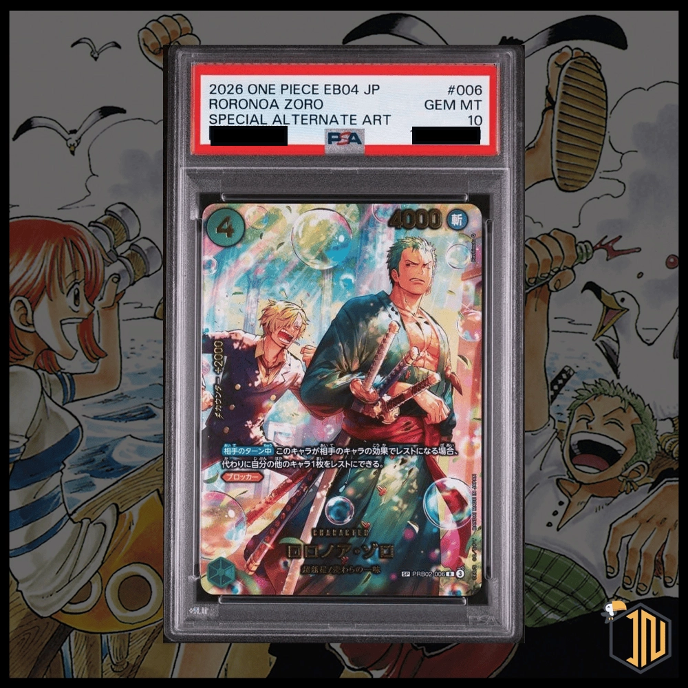 Carta certificata PSA One Piece TCG - PRB02-006 Roronoa Zoro SP PSA10 [JAP]