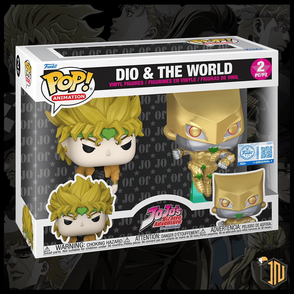 Jojo's Bizzarre Adventure Funko POP! - Dio and The World 2-Pack