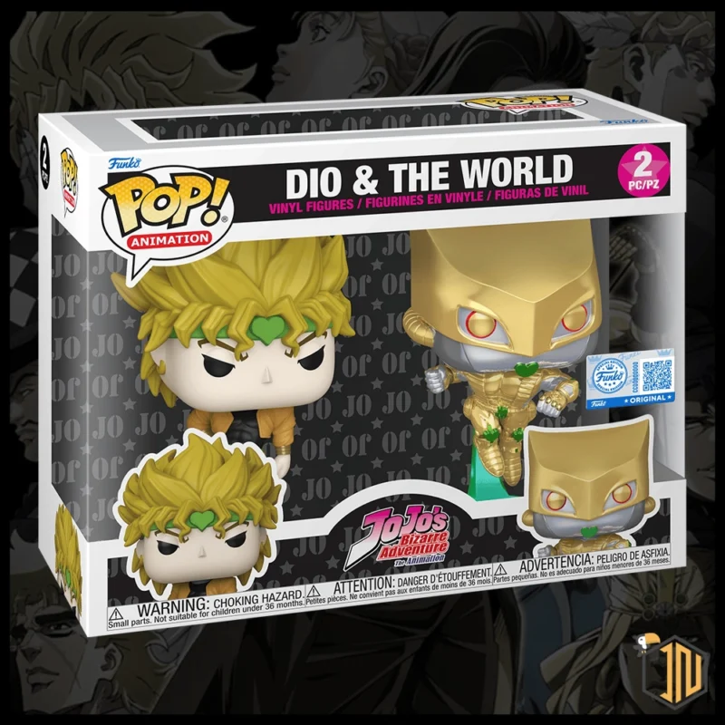 Jojo's Bizzarre Adventure Funko POP! - Dio and The World 2-Pack