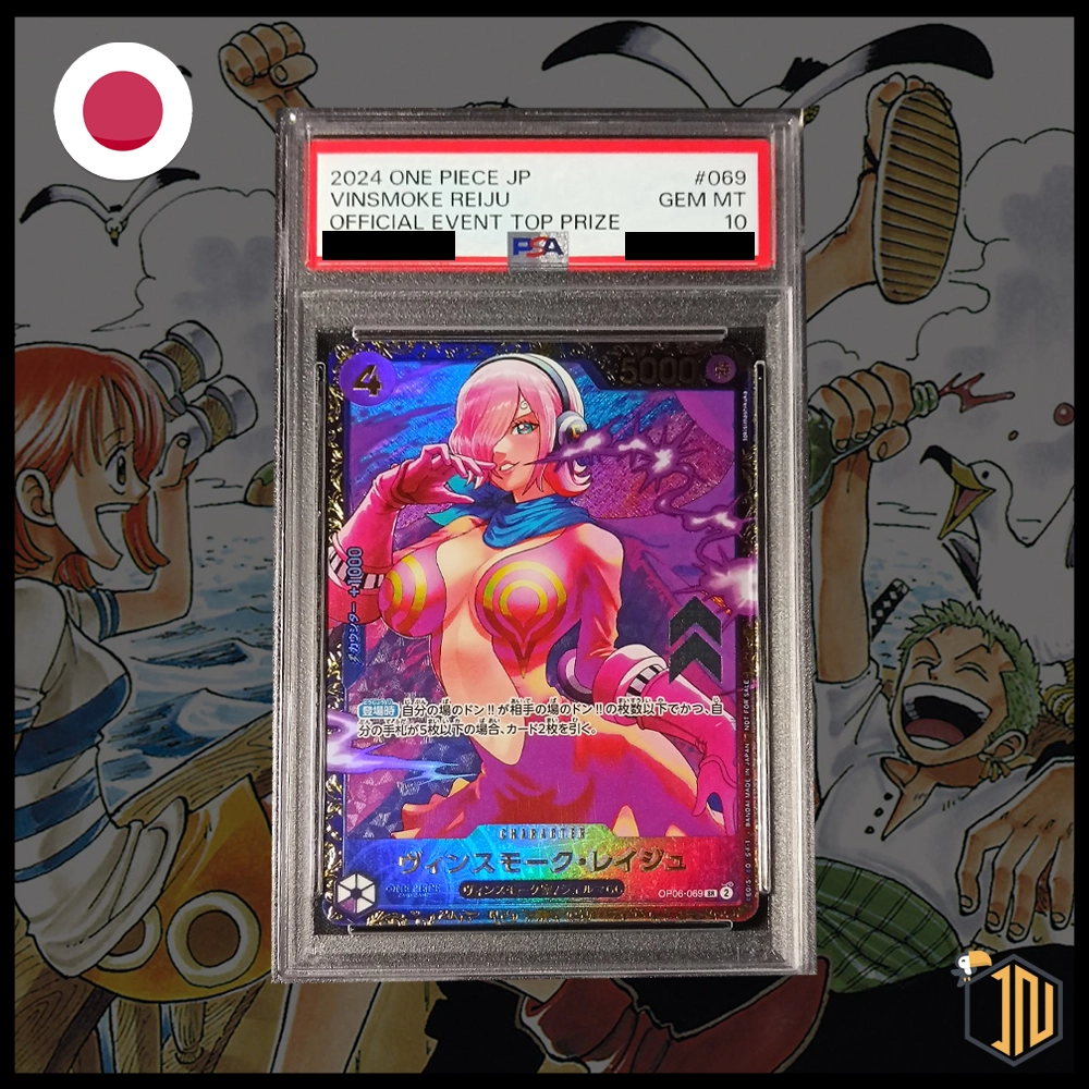 Carta certificata PSA One Piece TCG - Vinsmoke Reiju Official Event Prize OP06-069 PSA10 [JAP]