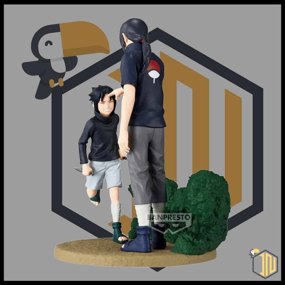 Statua / Figure NARUTO SHIPPUDEN - Sasuke & Itachi Figure Memorable Saga 14cm - Vista 2