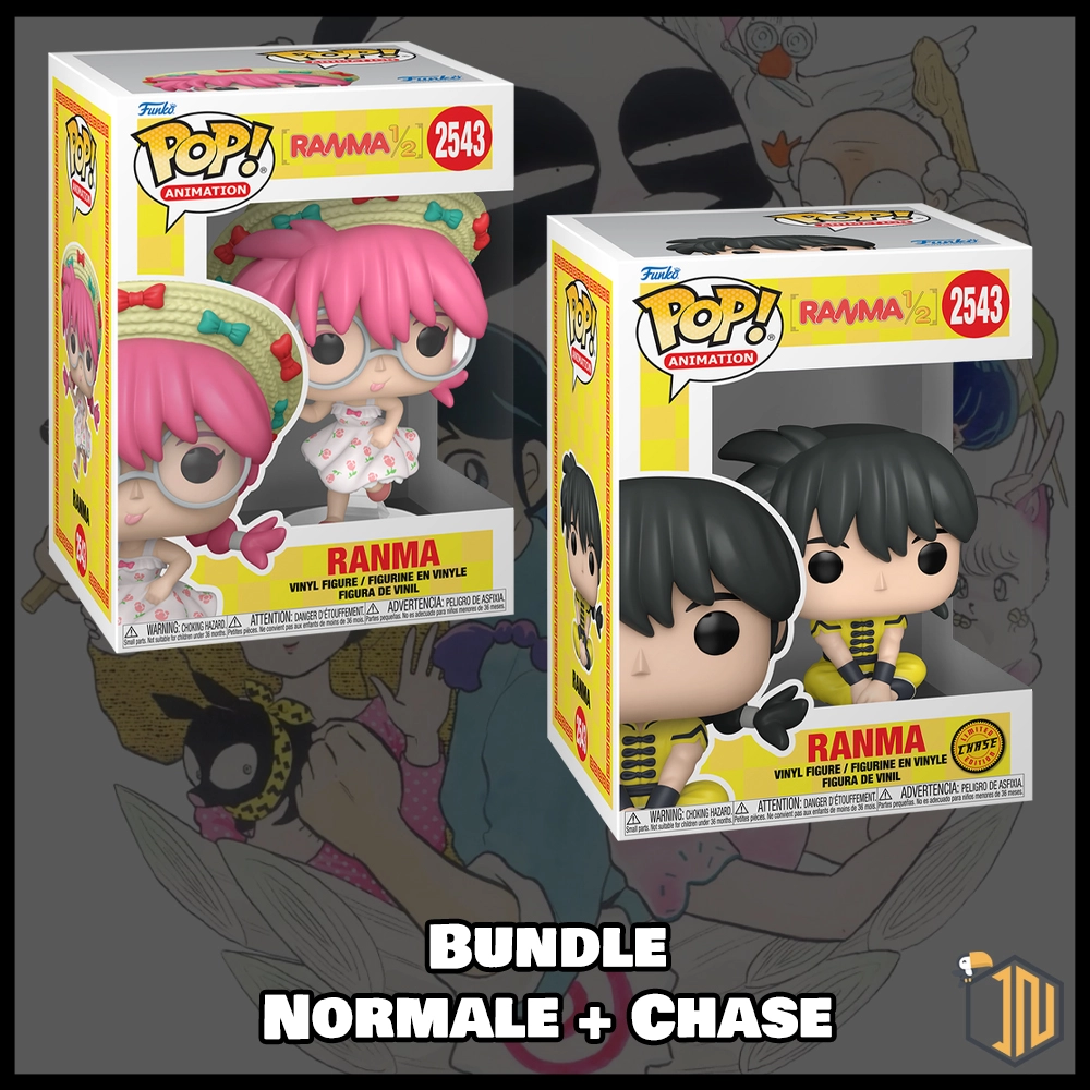 Ranma 1/2 Funko POP! - Ranma (Floral Dress) #2543 Bundle Normale + Chase