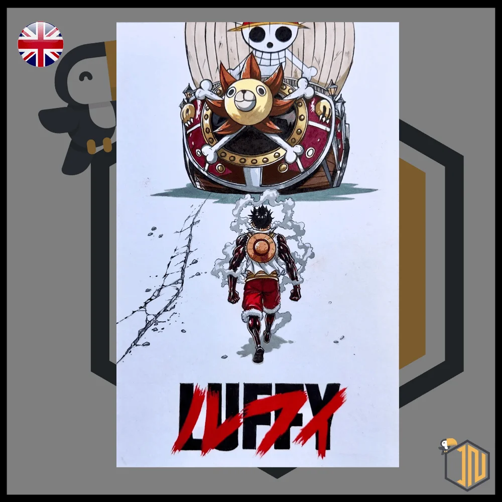 Akira Tribute - Monkey D. Luffy Gear 4 Anime Expo Nerd Honey Exclusive Cover Tribute X Akira [ENG] - Comics USA