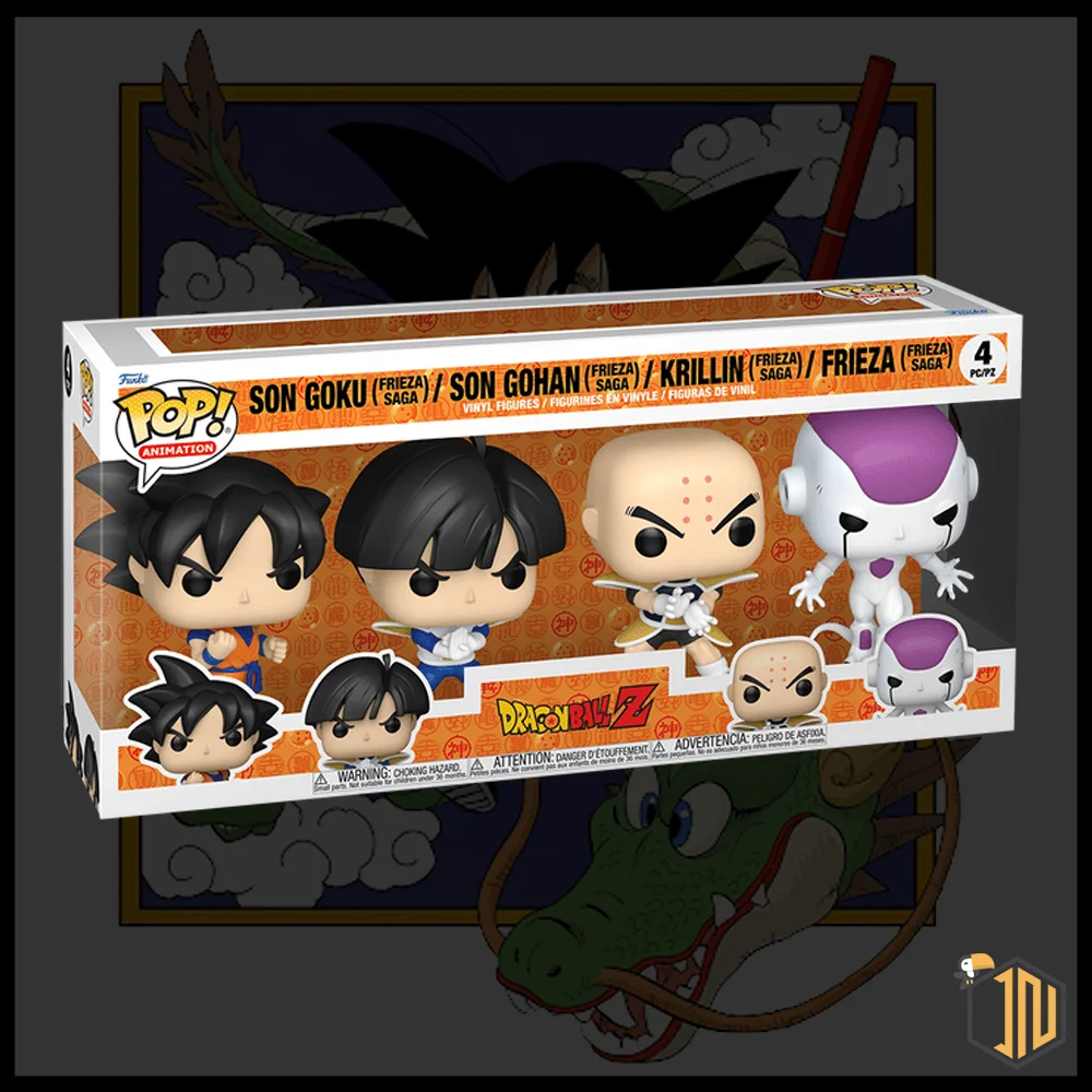 Dragon Ball Z Funko POP! - Son Goku, Son Gohan, Krillin, Frieza (Frieza Saga) 4pack