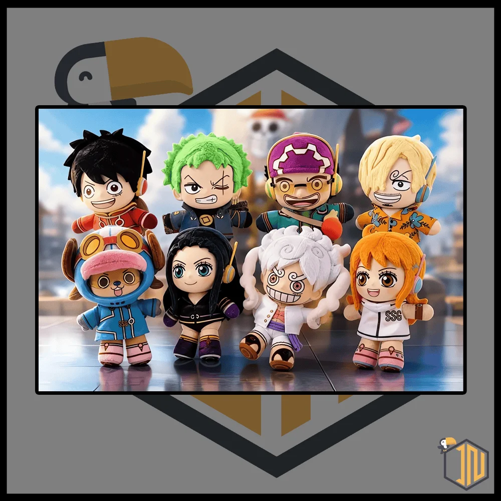 Gadget ONE PIECE Blind Box - Egghead Arc Vinyl Face Plush 13cm
