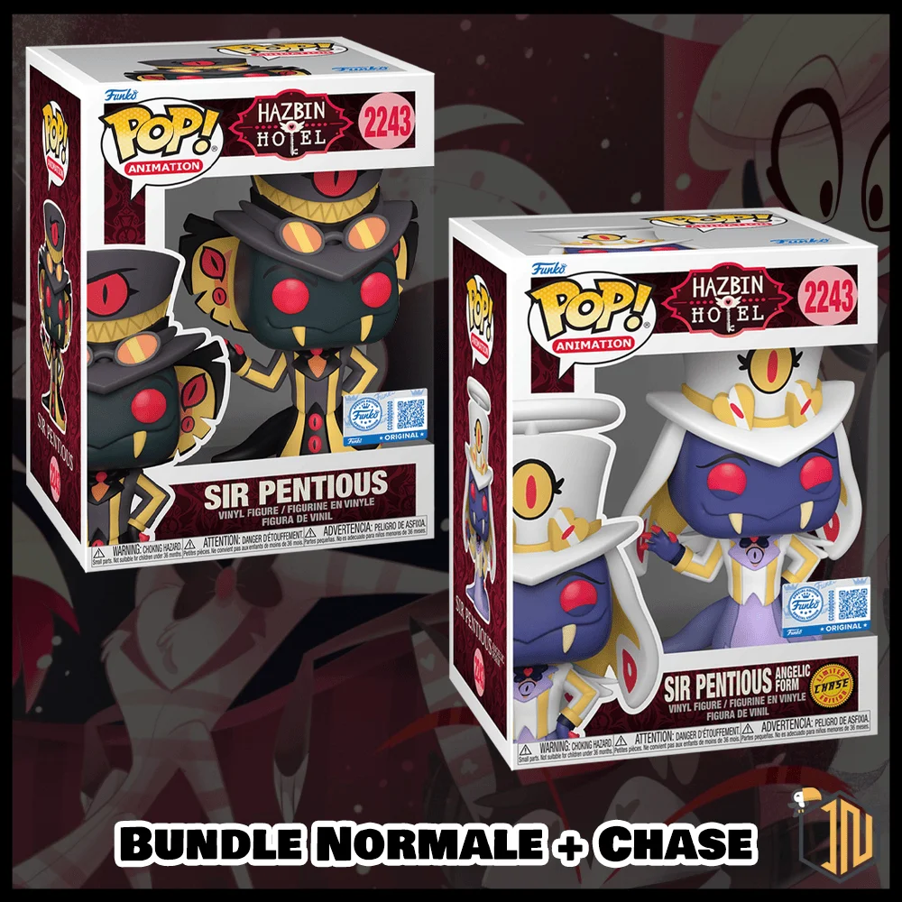 Hazbin Hotel Funko POP! - Sir Pentious #2242 Bundle Normale + Chase