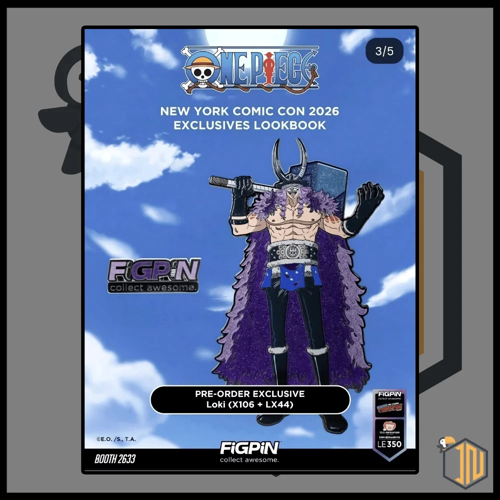 Gadget One Piece Figpin - Loki LE350 New York Comic Con 2026 Exclusives Lookbook